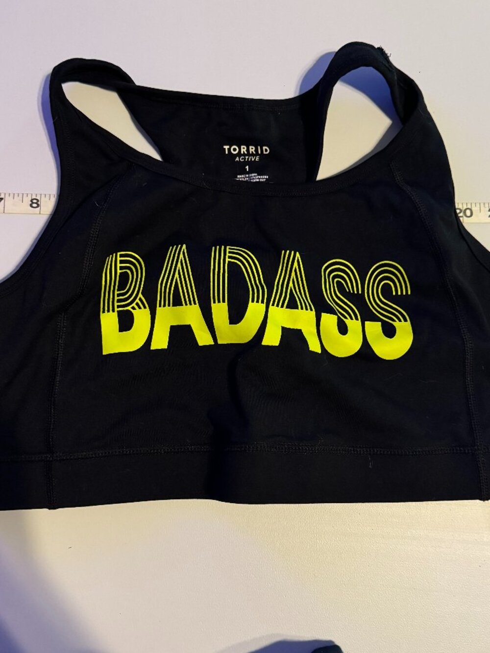 Torrid - Sports Bra "Badass" Graphic - Black - 1x